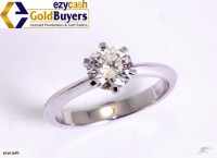 $6999 Brand New 18ct White Gold 1.04ct Diamond Solitaire Ring